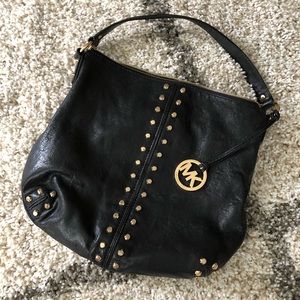 Black Michael Kors Studded Bag